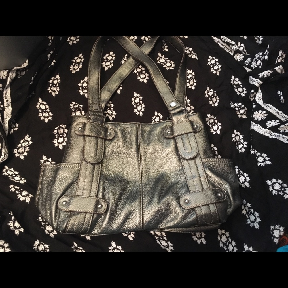 Tignanello leather shoulder bag